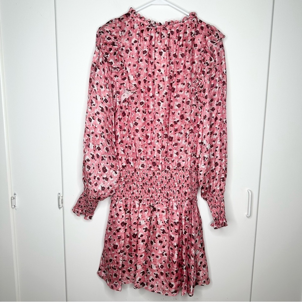 NWT Ramy Brook Printed Penelope Ruffle Mini Dress Size Medium - Picture 6 of 13